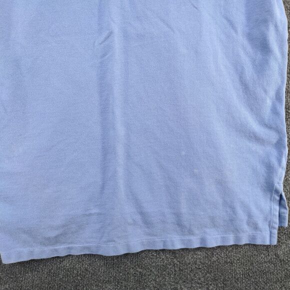 Polo by Ralph Lauren Men's Polo Shirt Blue XL Short Sleeve High Low Hem - Picture 9 of 14